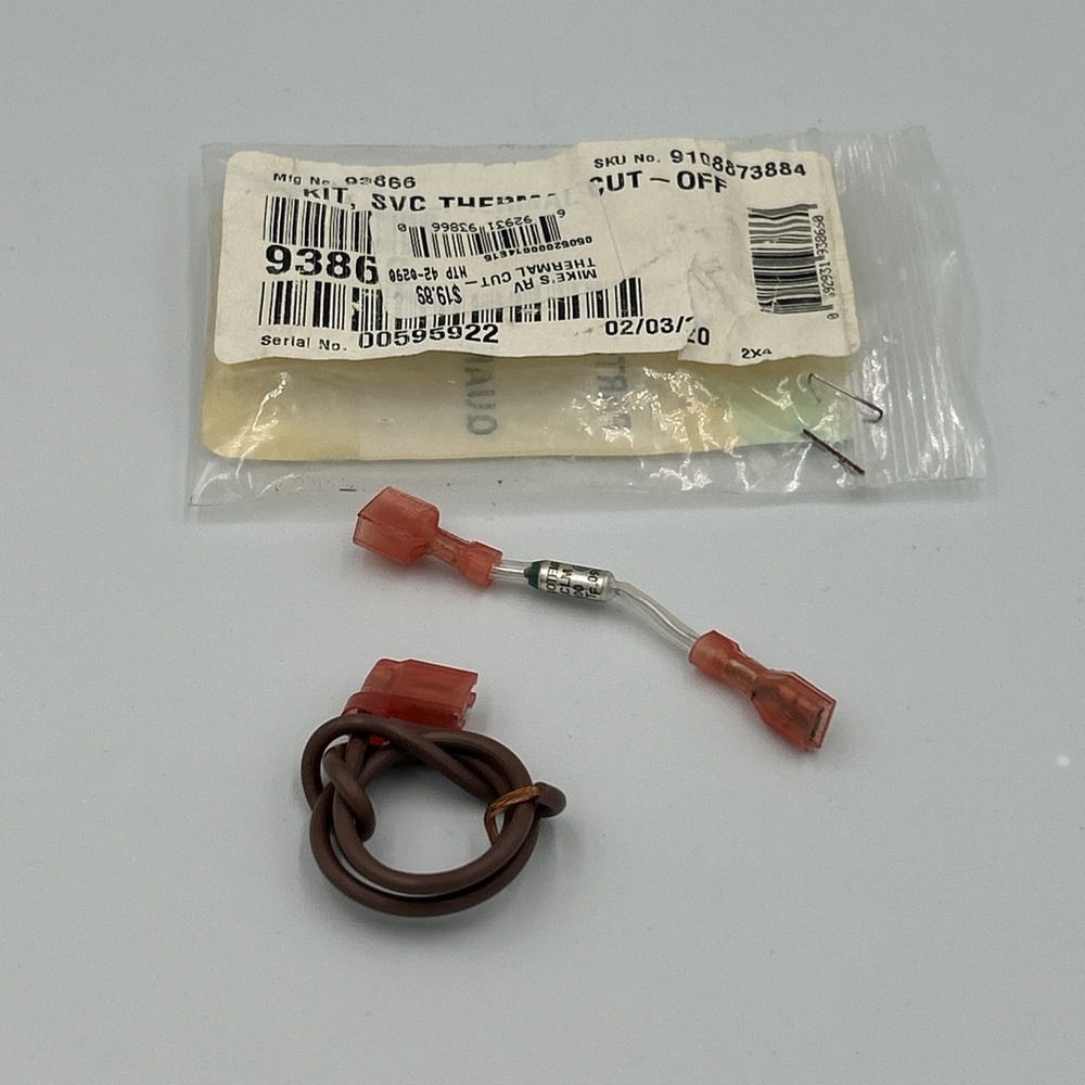American Motorhome RV 5th Wheel  Atwood Water Heater Thermal Cut Out 93866